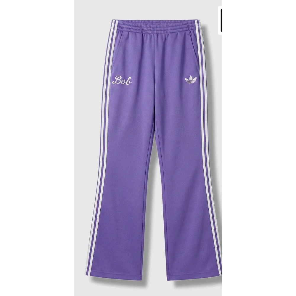 Adidas Originals Bob Marley Track Pants Purple Wide Leg Football Is Freedom SM